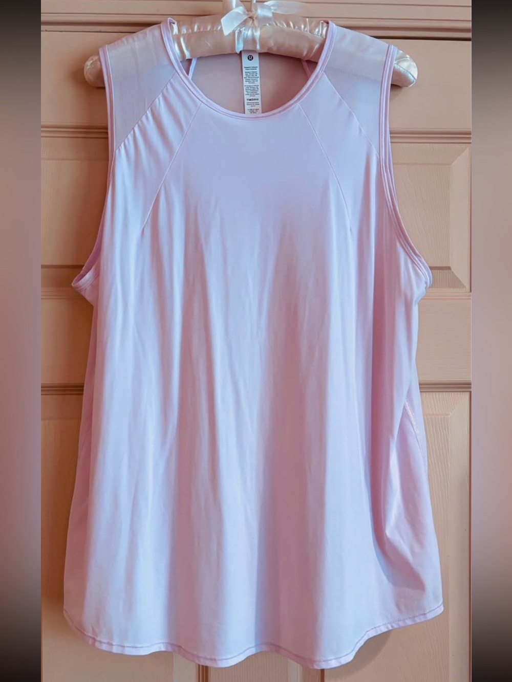 lululemon athletica Light Pink Tank Top